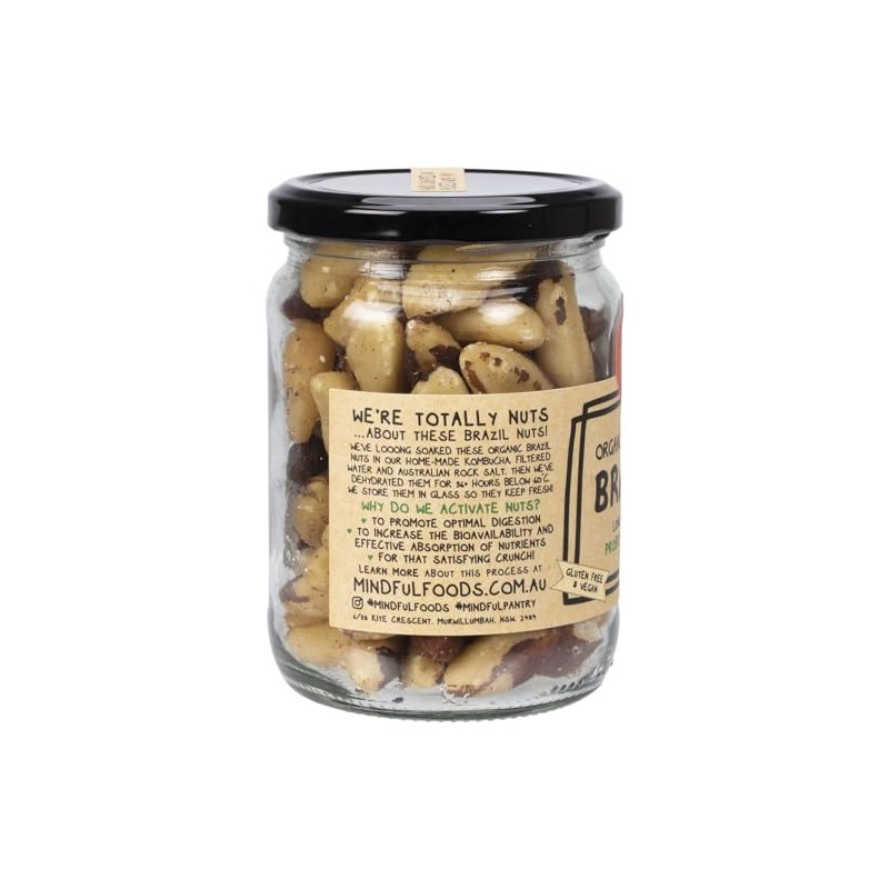 Mindful Foods Organic & Activated Brazil Nuts 325 g