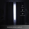 Anytime Home Curtains Blackout and Sheer Layered Solid Window Curtain
