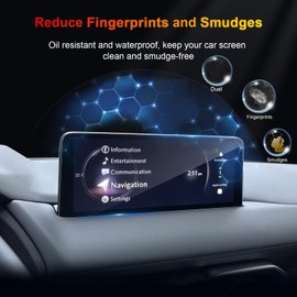 BSTW for 2025 Mazda CX-5 Screen Protector for 2021-2025 CX5 2.5 S Select/Preferred/Carbon Edition/Premium Plus 10.25" Display for 2025 CX5 Accessories Tempered Glass Protective Film