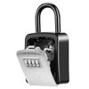 KeeKit Key Lock Box, Key Safe Box with Removable Shackle,