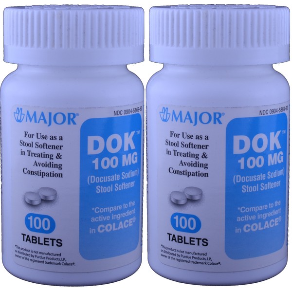 Docucate Sodium 100 mg Crushable Tablets for Gentle, Reliable Relief