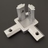 8-Pack 2020 3-Way End Corner Bracket Connector for 2020 Series