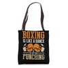 Shadow Boxing Punching Kickboxing Bag Gloves Boxer Fighting Tote Bag