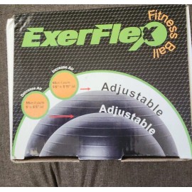 EXERFLEX FITNESS BALL with Pump - PBLX 20015G 55-65 cm NEW . WORN BOX