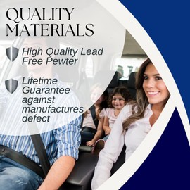 Extel Guardian Angel Auto Sun Visor Clip for Car Truck Driver, Antique Gold Finish, Made in USA