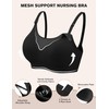 Ekouaer Women Full Cover Nusing Bra Seamless Maternity Mush Haves