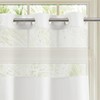 River Dream Stall No Hooks Needed,White Fabric Shower Curtain for