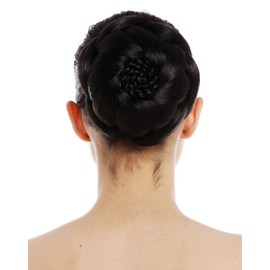 WIG ME UP - TYP-1012-2 Hairpiece Bun Hair Bun Hair Bun Chignon Traditional Braided Black Brown Large