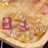 CiaraQ DND Polyhedral Dice Set with Dice Bag for Dungeons