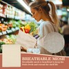 8 Pcs Reusable Cotton Mesh Produce Bags, Biodegradable Washable Eco-Friendly,