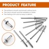 ALLCLEAN 240 Pcs 1/8"x1/2" Stainless Steel Blind Pro Rivets,3.2 x