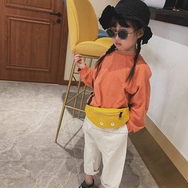 KESYOO Pack Pack Cute Waist Fanny Pack for Kids Boys Girls Cartoon Chest Bag with Adjustable Belt Outdoor Travel Purse with Small Eyes Pattern Hip Waist