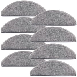 8 Pack i5 Replacement Mop Pads Compatible for iRobot Roomba Combo i5, i5+, j5, j5+ Robot Vacuum Cleaner Mop, 8 Pack Washable and Reusable Mop Pads