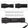 LED Flashlight White Light Battery Powered Aluminium Alloy Retractable Zoom