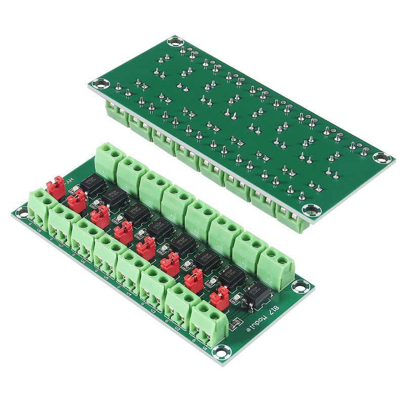 ALMOCN 4pcs 8 Channel Optocoupler PC817 8 Channel Disconnect Board