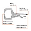 Truper PPP-11R, Pinza de presión tipo "C" de 11", con