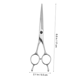 FOMIYES Hairdressing Scissors Barber Scissors Professional Hair Cutting Tools Stainless Steel Nose Hair Trimming Shears Random Style