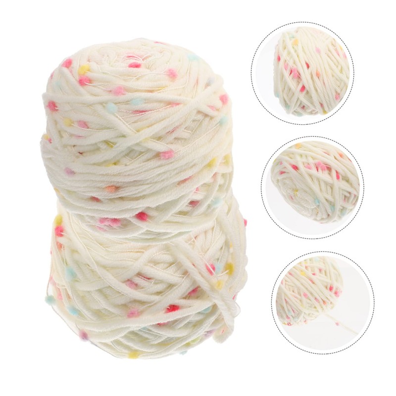 OHPHCALL 2 Rolls Supple Cat Coat Crocheting Yarn DIY Knitting
