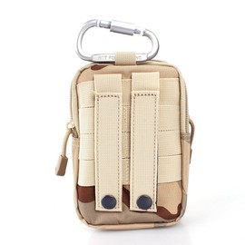 Yohope Outdoor sports MOLLE EDC Camping Hiking waistpacks Universal Multipurpose Capacity Carry Accessory Kit Pouch Belt Loops Waist Bag (Camo)