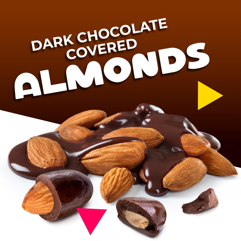 Dark Chocolate Covered Almonds Candy (2 Pound Bag)