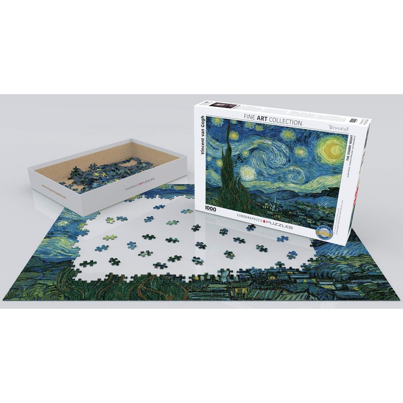 Eurographics Starry Night by Vincent Van Gogh 1000-Piece Puzzle