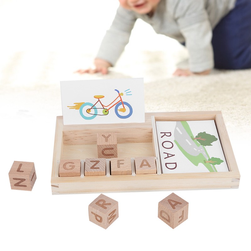 Construction Toys Early‑Learning English Letters Alphabet Baby Enlightenment Toy