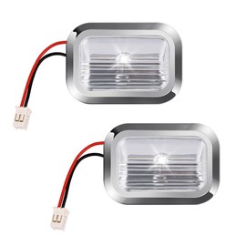2 Packs EAGLEGGO W11462342 Refrigerator LED Light Module for Whirlpool, Kenmore Kitchenaid Jenn-Air Refrigerator Freezer Lights Replaces AP6989197 PS16218086 W10908166 W10607479 W10843339 Fridge Bulb