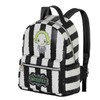Beetlejuice Stripes-Heady Backpack, White, 24.5 x 29 cm, Capacity 8