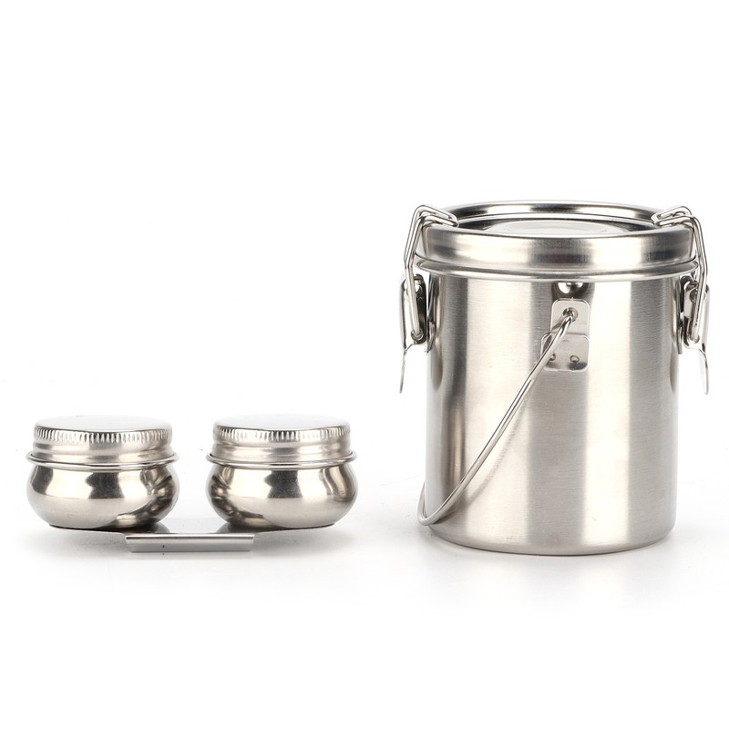 Brush Washing Bucket Stainless Steel Material Easy Carry Painting Supply