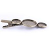 Reidgaller 10pcs Antique Bronze Metal 12mm 20mm Cabochon Hair Clip