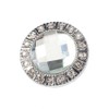 Yosoo 10pcs 30mm Clear Crystal Diamond Door Knobs Wardrobe Doorknob