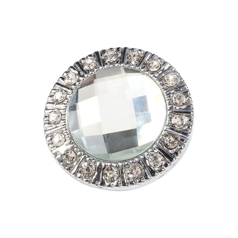 Yosoo 10pcs 30mm Clear Crystal Diamond Door Knobs Wardrobe Doorknob