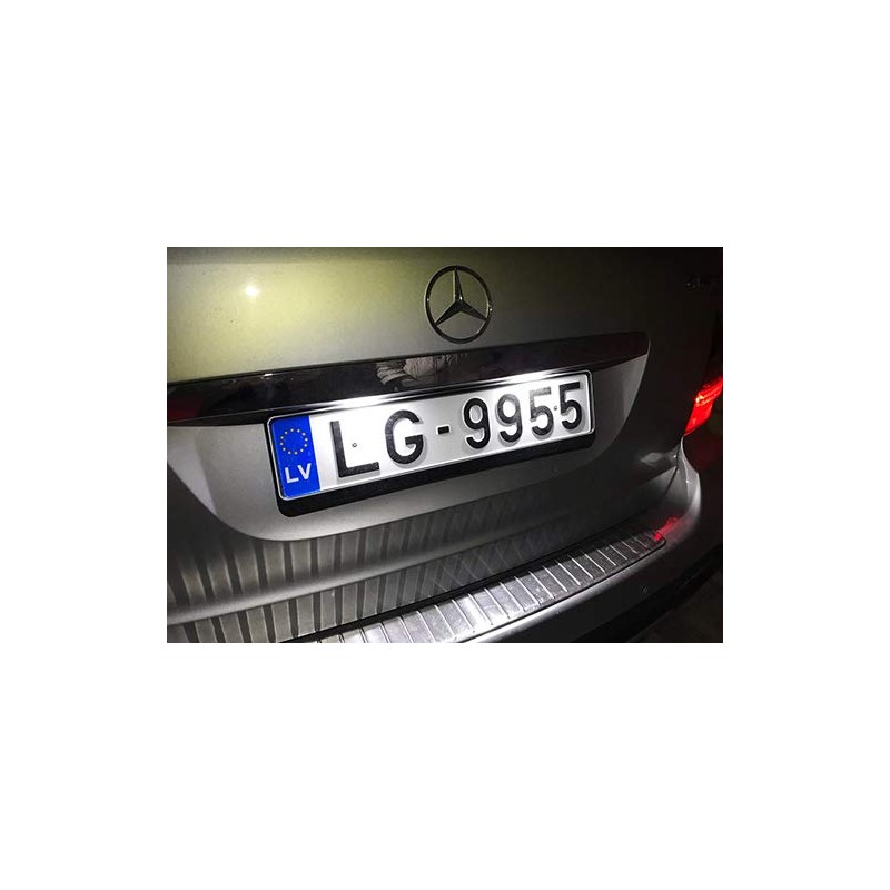 RZG 2x LED License Plate Light White Canbus for MB