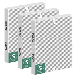 Improvedhand C545 Replacement Filter S Compatible with Winix C545 Air Purifier, True High Efficiency Filter, Replaces Filter S 1712-0096-00