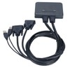 USB KVM Switch 2 Ports Wired HD Multimedia Interface KVM