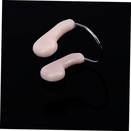 HAKIDZEL 2pcs Freediving Nose Clip Swimming Nose Protection Silicone Accessories Protector Metal Nose Stud Nose Pincher for Swimming Nose Plugs for Swimming Nose Peg for Swimming