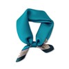 LumiSyne Women's Silk Scarf, Square Scarf, Solid, Retro Chain, Print,