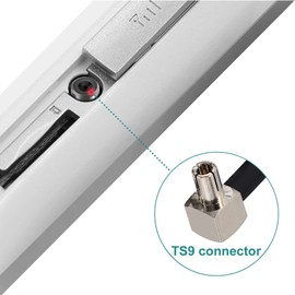 YOTENKO 4G LTE Antenna Coaxial Cable Splitter SMA Female to Dual TS9 Connector Adapter Pigtail Cable 6 inch 15cm for 4G LTE Mobile Hotspot MiFi Router Cellular Broadband USB Modem Dongle