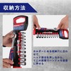 WORKPRO Socket Wrench Set, Ratchet Wrench, Insertion Angle 0.25 inches