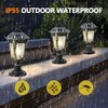 SLAWA Outdoor Post Lights Solar Column Caps Lamps Modern Exterior