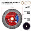 Diapro 5" Tile Saw Blade Diamond Blade for Cutting and