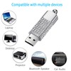 GARRULAX USB Flash Drive, 16GB/32GB/64GB/128GB USB 2.0 Heart Shaped Memory