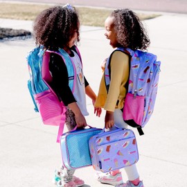 Wildkin Kids Insulated Lunch Box – Durable and Reusable for School & Travel - Sweet Dreams