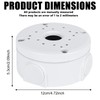 Pack of 4 Camera Junction Box, Waterproof Junction Box for