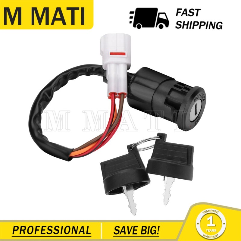 M MATI Key Ignition Switch Main Switch for Yamaha Grizzly
