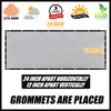 Royal Shade 4' x 10' Grey Fence Privacy Screen Windscreen