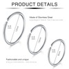 Incaton 20G Nose Stud Nose Piercing, Nose Piercing CZ Nose