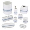 Avanti Linens - Tumbler, Resin Countertop Accessories, Marble Inspired Bathroom