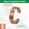 EnerCoppeX 99.99% Pure Copper Ring, Christian Good Meaning Ring, Cross
