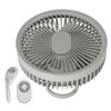 2 in 1 Desktop Fan ABS PP 4000mah 3 Gears